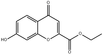 ETHYL 7-HYDROXY-4-OXO-4H-CHROMENE-2-CARBOXYLATE Structure