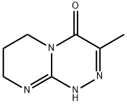 6,7,8,9-Tetrahydro-3-methyl-4H-pyrimido[2,1-c][1,2,4]triazin<br>-4-one Structure