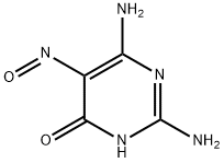 2,4-DIAMINO-6-HYDROXY-5-NITROSOPYRIMIDINE Structure