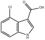 4-CHLOROINDOLE-3-CARBOXYLIC ACID Structure