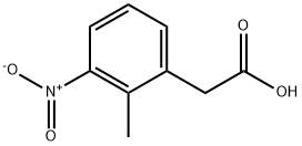 2-Methyl-3-nitro-benzeneacetic acid Structure