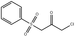 3-Chloro-1-phenylsulfonyl-2-propanone Structure