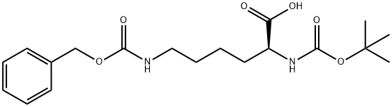 N-Boc-N'-Cbz-L-lysine 구조식 이미지