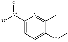 3-Methoxy-6-Nitro-2-Picoline 구조식 이미지