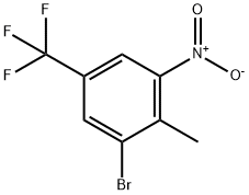 2-BROMO-6-NITRO-4-TRIFLUOROMETHYLTOLUENE 구조식 이미지