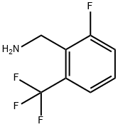 2-FLUORO-6-(트리플루오로메틸)벤질아민 구조식 이미지