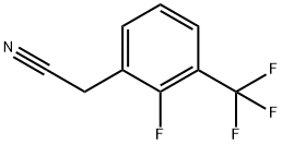 2-FLUORO-3-(트리플루오로메틸)페닐렌세니트릴 구조식 이미지