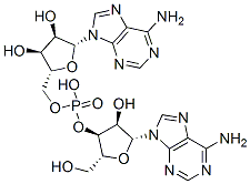 ADENYLYL(3'-5')ADENOSINE 구조식 이미지