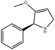 1H-Pyrrole,2,5-dihydro-3-methoxy-2-phenyl-,(2S)-(9CI) 구조식 이미지