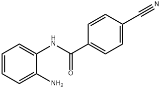 N-(2-아미노페닐)-4-시아노벤즈아미드 구조식 이미지