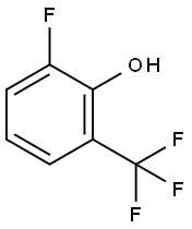 Phenol,  2-fluoro-6-(trifluoromethyl)- Structure
