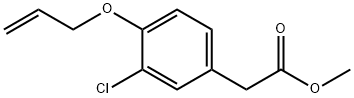 메틸[4-(알릴옥시)-3-클로로페닐]아세테이트 구조식 이미지
