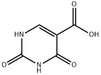 2,4-Dihydroxypyrimidine-5-carboxylic acid 구조식 이미지