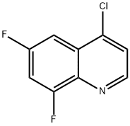4-CHLORO-6,8-DIFLUOROQUINOLINE Structure