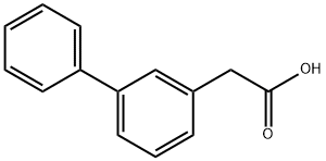 BIPHENYLACETICACID Structure