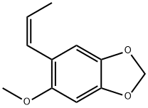 5-Methoxy-6-[(Z)-1-propenyl]-1,3-benzodioxole Structure