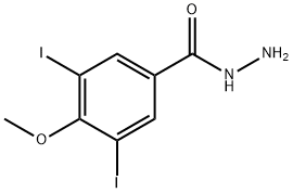 3,5-DIIODO-4-METHOXYBENZHYDRAZIDE 구조식 이미지