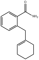 2-(1-Cyclohexen-1-ylmethyl)benzenecarboxamide Structure