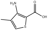 3-AMINO-4-METHYL-2-THIOPHENECARBOXYLIC ACID Structure