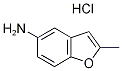 2-METHYL-BENZOFURAN-5-YLAMINE HYDROCHLORIDE Structure