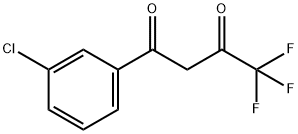 1-(3-CHLOROPHENYL)-4,4,4-TRIFLUOROBUTANE-1,3-DIONE Structure