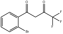 4,4,4-Trifluoro-1-(2-bromophenyl)-1,3-butanedione 구조식 이미지