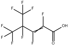 PERFLUORO(4-METHYLPENT-2-ENOIC ACID) Structure