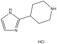 4-(1H-IMIDAZOL-2-YL)-PIPERIDINE HCL Structure
