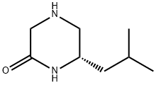 Piperazinone, 6-(2-methylpropyl)-, (6S)- (9CI) Structure