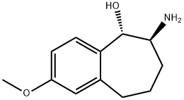 6-AMINO-2-METHOXY-6,7,8,9-TETRAHYDRO-5H-BENZOCYCLOHEPTEN-5-OL HYDROCHLORIDE Structure