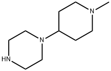 1-(1-Methyl-4-piperidinyl)piperazine 구조식 이미지