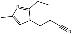 2-에틸-4-메틸이미다졸-1-프로피오니트릴 구조식 이미지
