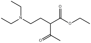 ethyl 2-[2-(diethylamino)ethyl]acetoacetate  구조식 이미지