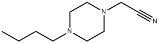 1-Piperazineacetonitrile,4-butyl-(9CI) Structure