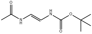 Carbamic acid, [(1E)-2-(acetylamino)ethenyl]-, 1,1-dimethylethyl ester (9CI) Structure