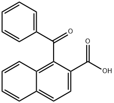 1-Benzoyl-2-naphthoic acid Structure