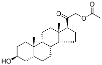 (3α,5β)-테트라히드로11-데옥시코르티코스테론21-아세테이트 구조식 이미지