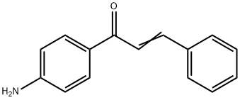 (2E)-1-(4-aminophenyl)-3-phenylprop-2-en-1-one 구조식 이미지