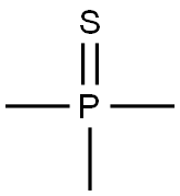 TRIMETHYLPHOSPHINE SULFIDE 구조식 이미지