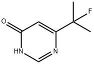 6-(1-Fluoro-1-methyl-ethyl)-3H-pyrimidin-4-one 구조식 이미지