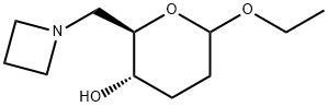 D-에리트로-헥소피라노사이드,에틸6-(1-아제티디닐)-2,3,6-트리데옥시-(9CI) 구조식 이미지