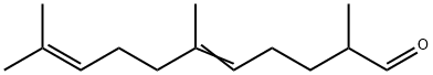 2,6,10-trimethylundeca-5,9-dienal  Structure