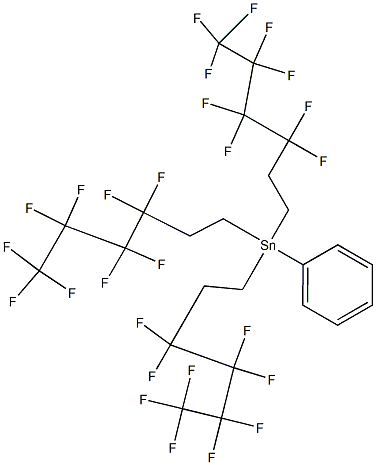 TRIS(1H,1H,2H,2H-PERFLUOROHEXYL)페닐 구조식 이미지