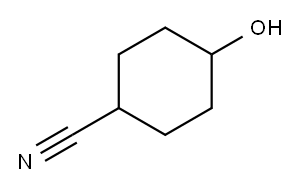 Cyclohexanecarbonitrile, 4-hydroxy- Structure