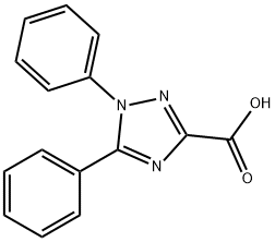 1,5-디페닐-1H-[1,2,4]트리아졸-3-카르복실산 구조식 이미지