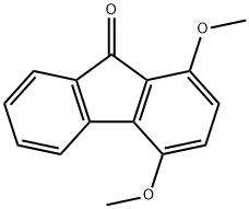 1,4-dimethoxy-9H-fluoren-9-one Structure