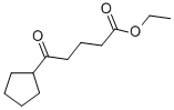 에틸5-사이클로펜틸-5-옥소발레레이트 구조식 이미지