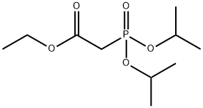 DIISOPROPYL (ETHOXYCARBONYLMETHYL)PHOSPHONATE Structure