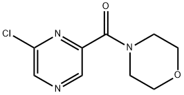 4-(6-CHLORO-2-PYRAZINYLCARBONYL)MORPHOLINE Structure
