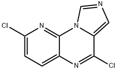 2,6-디클로로이미다조[1,5-A]피리도[3,2-E]피라진 구조식 이미지